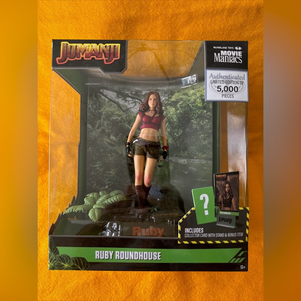 Mcfarlane Toys Movie Maniacs "Jumanji" Ruby Roundhouse 6" Posed Figure - NIB